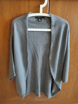 Chaqueta bolero plateada