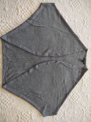 Chaqueta bolero plateada
