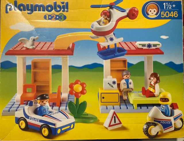 Playmobil 1-2-3 Hospital de emergencia