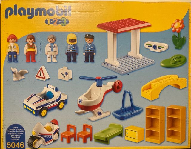 Playmobil 1-2-3 Hospital de emergencia