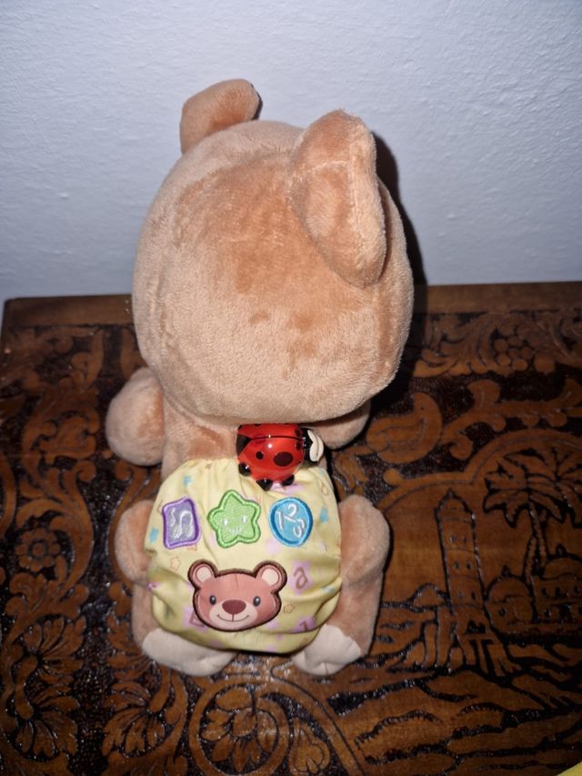 VTech- Osito Gateos Peluche, Color marrón
