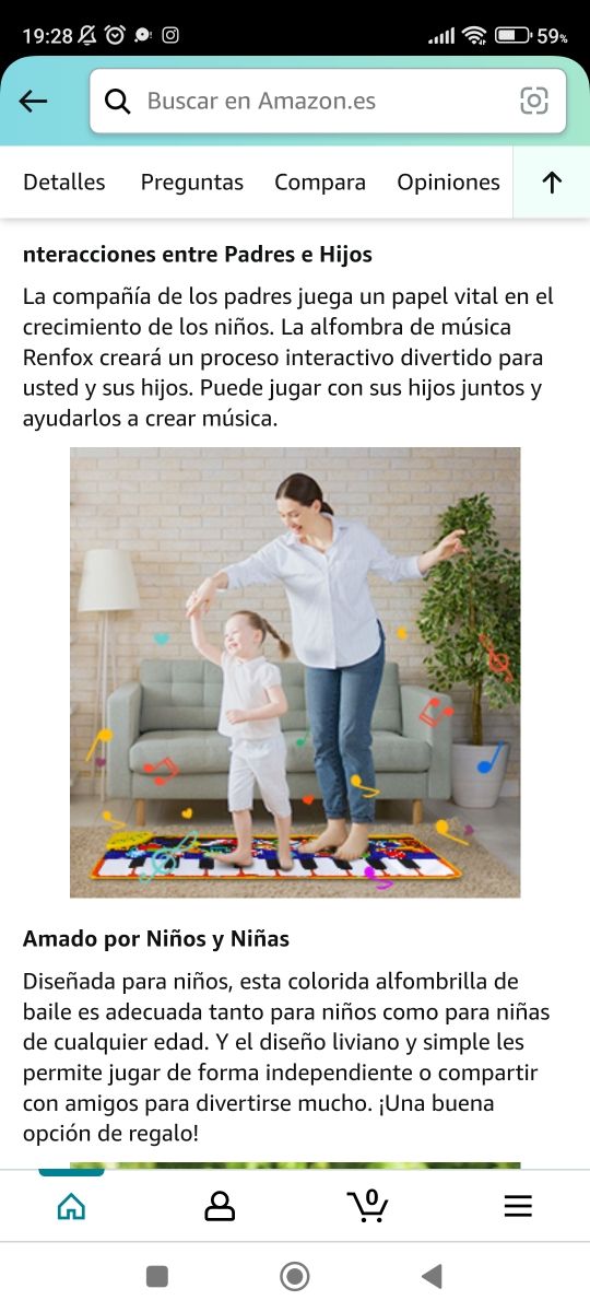 Alfombrilla musical piano