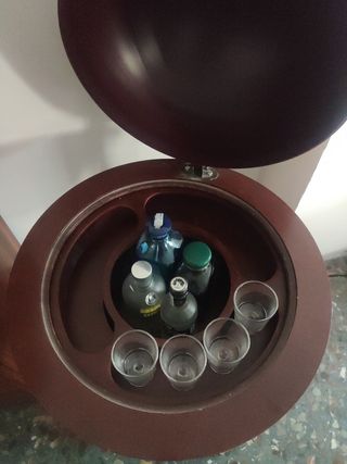 Botellero bar vintage bola del mundo