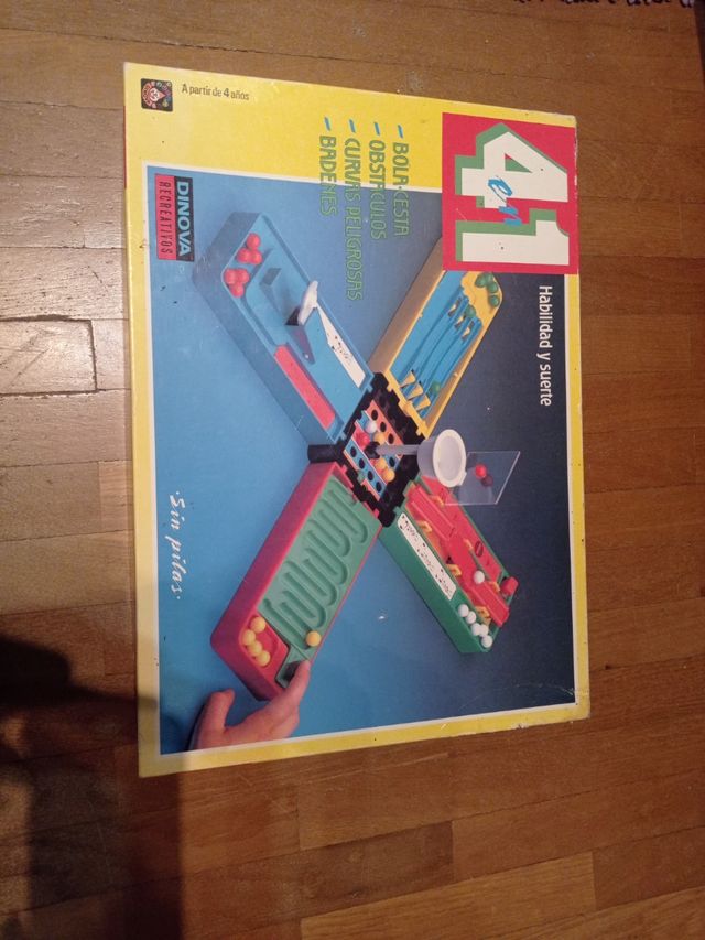 Juego de Habilidad 4 en 1 Antiguo