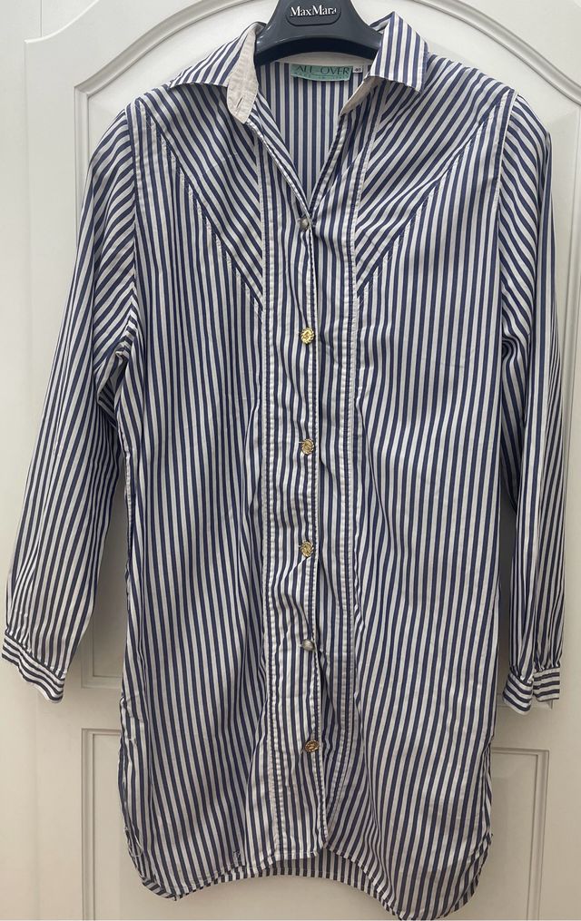 Vestito camicione All-Over a righe tg 46