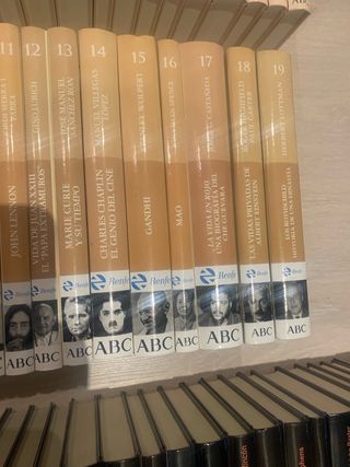 Colección 19 libros Biografias nuevos