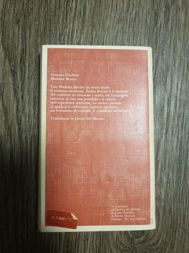 Libro "Madame Bovary"