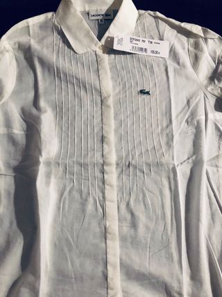 Camisa blanca Lacoste
