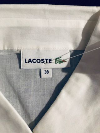 Camisa blanca Lacoste