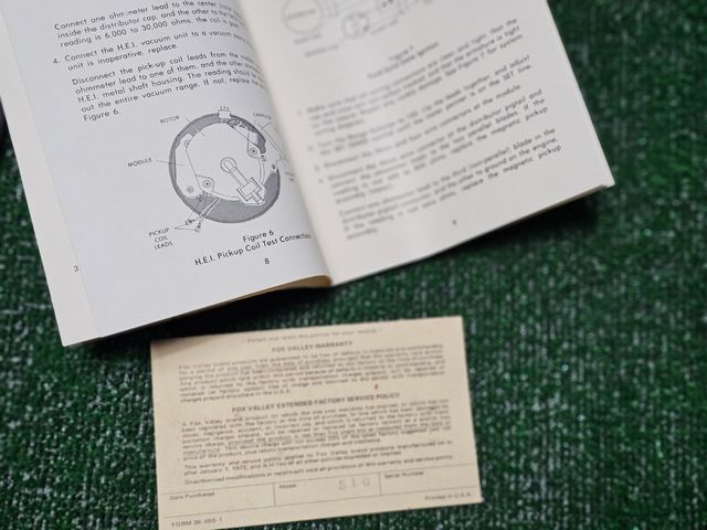 Ohmimetro vintage Fox Valley años 70