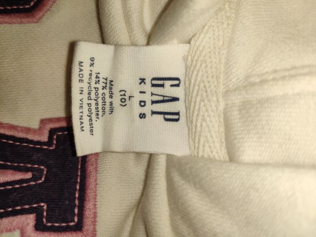 Sudadera niña 10 años Gap con capucha