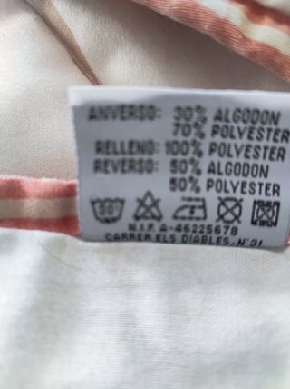 Edredón para cama de 150 cm.