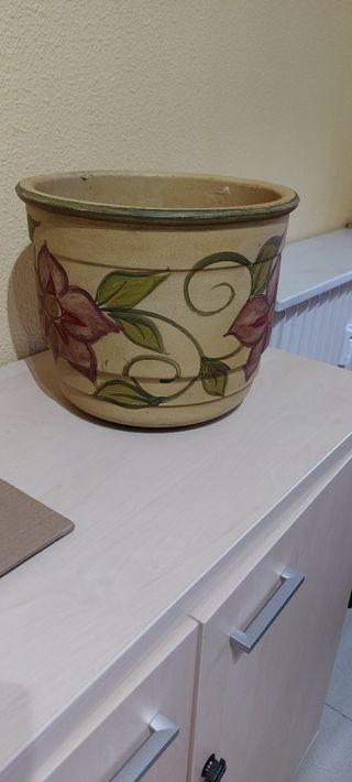 Maceta pintada
