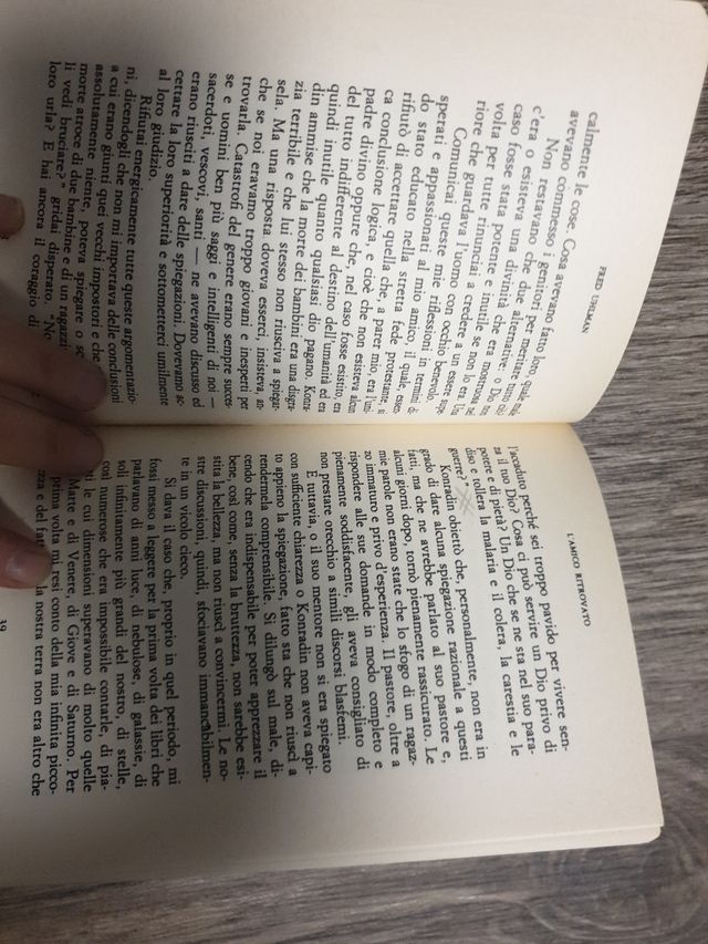 Libro "L'amico ritrovato"