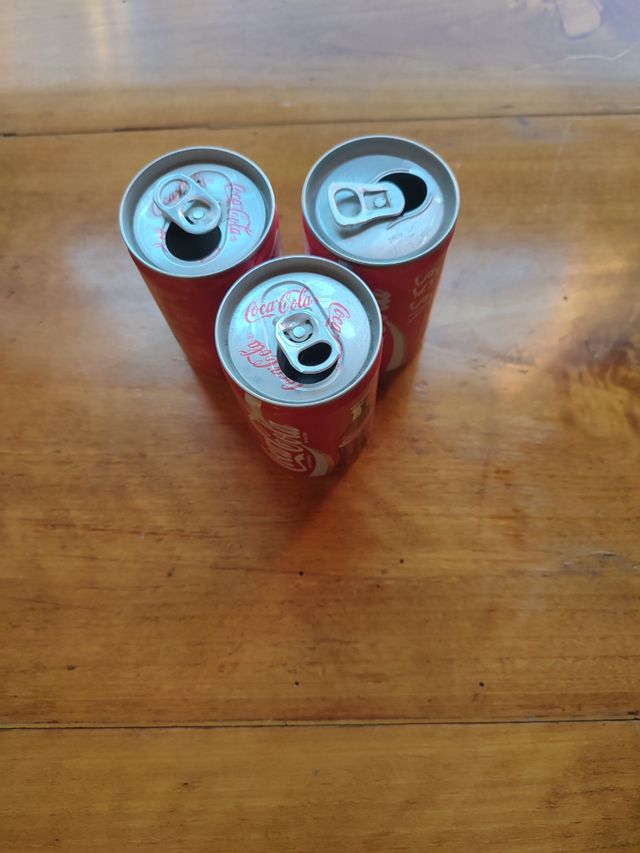 3 Lattine coca cola da 15 cl