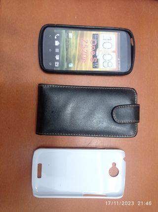 Caja HTC Nexus one,fundas y 3 protectores pantalla