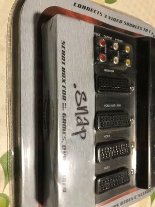 conector 3 videos con TV
