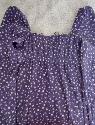 Vestido mini manga larga talla L