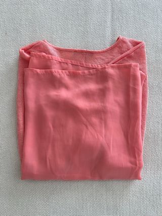 Blusa punto y gasa Zara