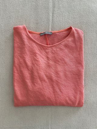 Blusa punto y gasa Zara