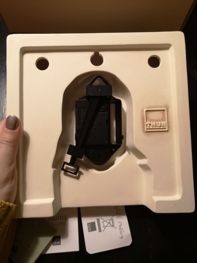 Orologio da parete thun angelo e cuori