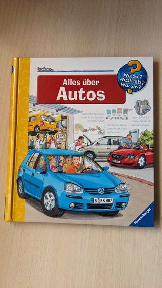 Libro en alemán para niños "Alles über Autos"