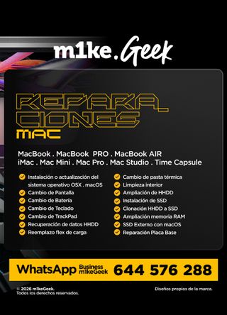 Servicio técnico Mac iPhone iPad PC 