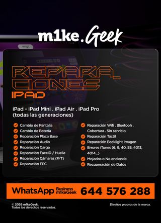 Servicio técnico Mac iPhone iPad PC 