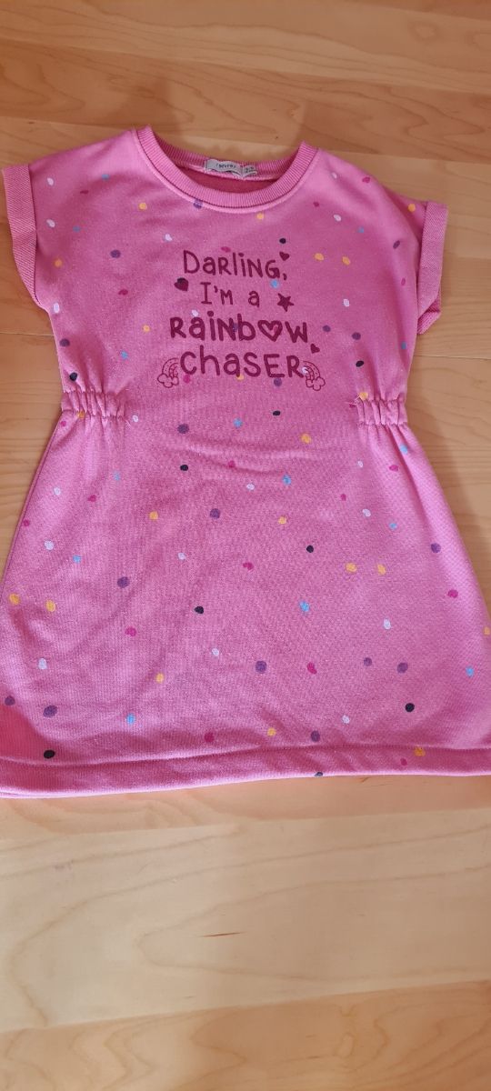 Vestido niña lunares