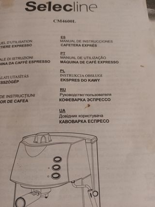 Cafetera exprés nueva 