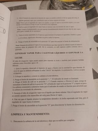 Cafetera exprés nueva 