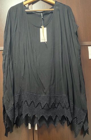 Camisola negra Talla unica Stradivarius algodón