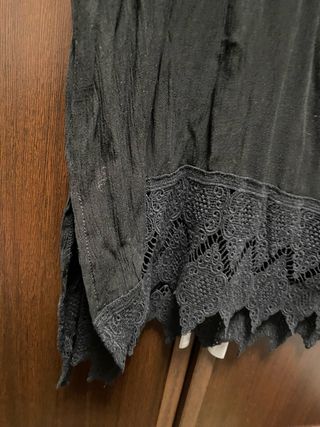 Camisola negra Talla unica Stradivarius algodón