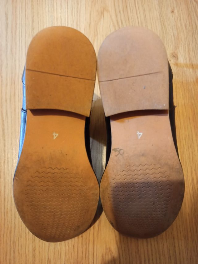 Botines piel marrón 37