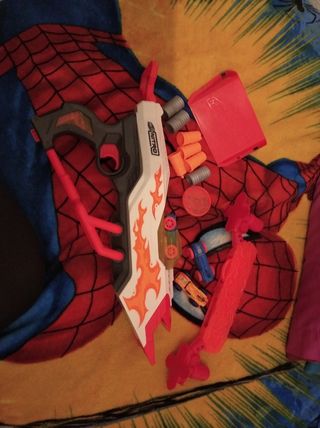 Pistola grande Dispara coches Nerf