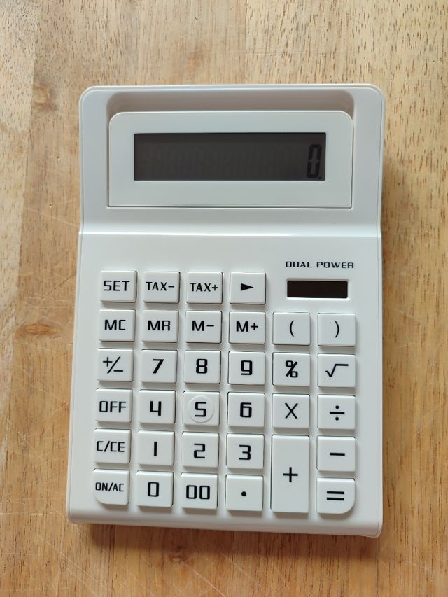 Calculadora solar teclas grandes