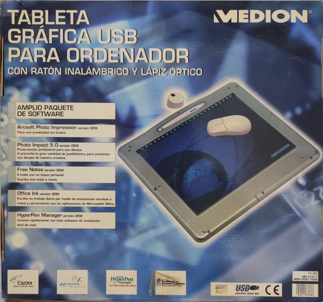 Tableta gráfica USB