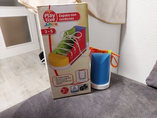 Zapatilla con cordones aprendizaje