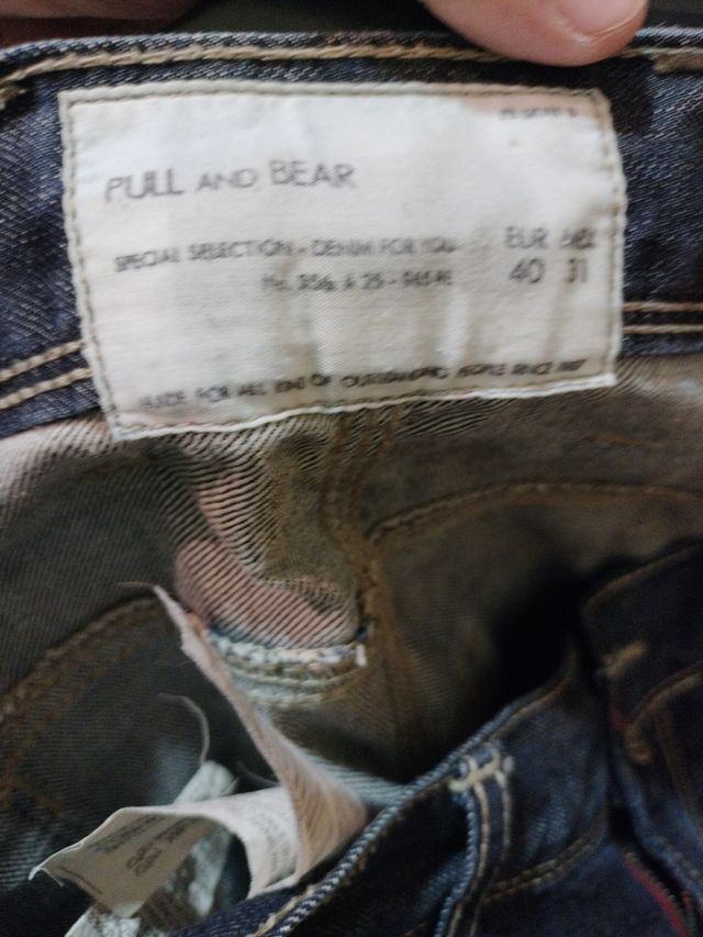 Vaqueros azul oscuro PULL&BEAR