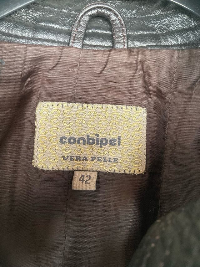 Cappotto giacca lunga in vera pelle donna Conbipel