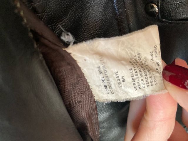 Cappotto giacca lunga in vera pelle donna Conbipel