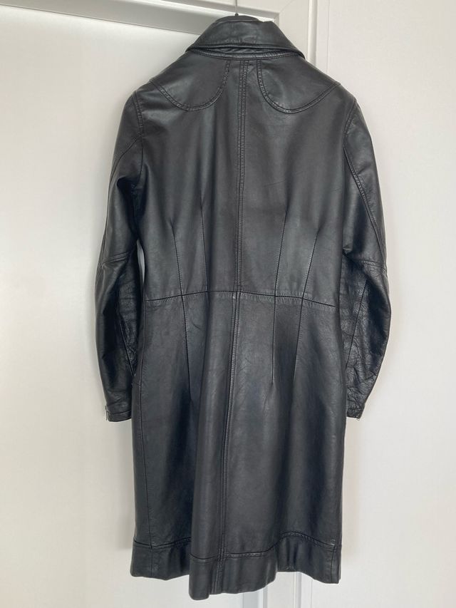 Cappotto giacca lunga in vera pelle donna Conbipel