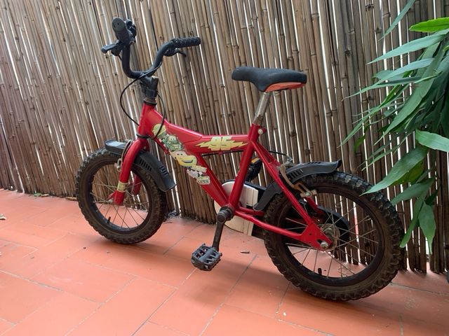 Primera bicicleta niños. 14 pulgadas