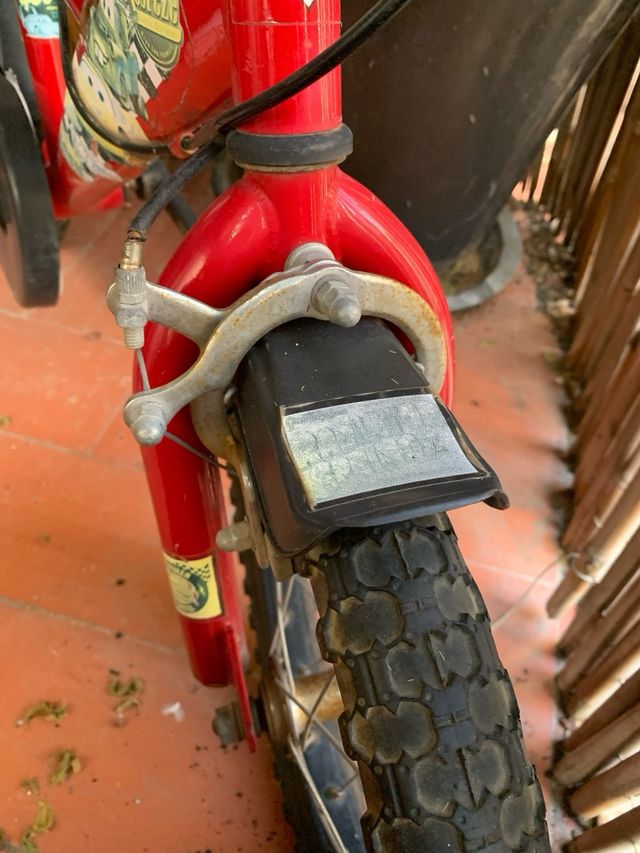 Primera bicicleta niños. 14 pulgadas