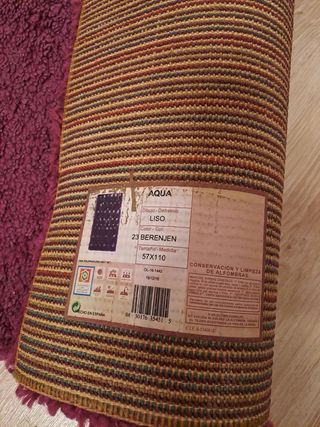 DOS ALFOMBRAS precio por unidad