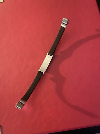 Pulsera de cuero y acero Lotus