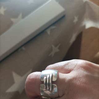 Anillo plata Armani