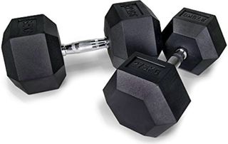 Mancuerna Hexagonales Goma Negra