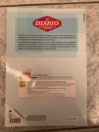libro “il diario di scienze motorie e sportive”