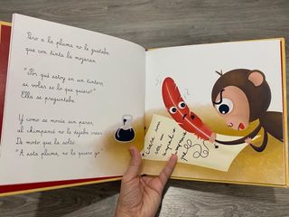 cuento cuando una pluma cae